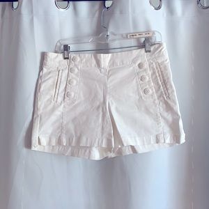 White Riviera Shorts-Loft